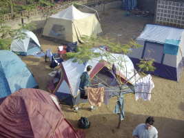 Tents from above