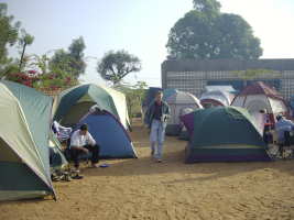 Tents from the ground